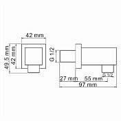 Шланговое подключение Wasserkraft A089 , изображение 2