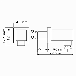 Фото Шланговое подключение Wasserkraft A089
