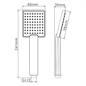 Душевая лейка Wasserkraft A141 , изображение 2
