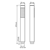 Душевая лейка Wasserkraft A106 , изображение 3
