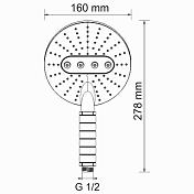 Душевая лейка Wasserkraft A059 , изображение 6