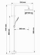 Душевая стойка Wasserkraft A017 , изображение 8