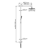 Душевая стойка Wasserkraft A066 , изображение 7