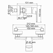 Изображение Смеситель Wasserkraft Dill 6102 для душа Смеситель Wasserkraft Dill 6102 для душа , изображение 5
