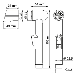 Фото Гигиенический душ Wasserkraft A092