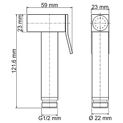 Фото Гигиенический душ Wasserkraft A138