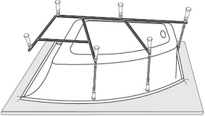Фото Каркас для ванны Vagnerplast 150x100 VPK150100