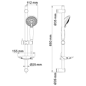 Душевой гарнитур Wasserkraft A004 , изображение 8