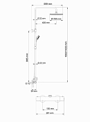 Душевая стойка Wasserkraft A13302 Thermo , изображение 6