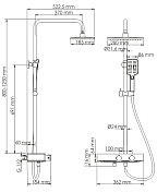 Изображение Душевая стойка Wasserkraft A11301 Thermo Душевая стойка Wasserkraft A11301 Thermo , изображение 7