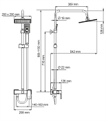 Душевая стойка Wasserkraft A17702 , изображение 8