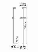 Душевая штанга Wasserkraft A037 , изображение 3
