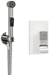 Фото Гигиенический душ Wasserkraft Aller A010656WHITE со смесителем, с внутренней частью