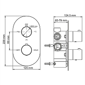 Душевой комплект Wasserkraft Berkel A174868 Thermo , изображение 11