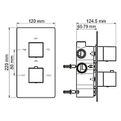Изображение Душевой комплект Wasserkraft Alme A171568 Thermo Душевой комплект Wasserkraft Alme A171568 Thermo , изображение 12