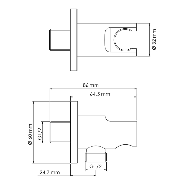 Душевой комплект Wasserkraft Wern A16421 , изображение 12