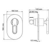 Душевой комплект Wasserkraft Kammel A12831 , изображение 7