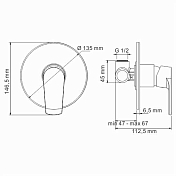 Душевой комплект Wasserkraft Dill A12629 , изображение 7