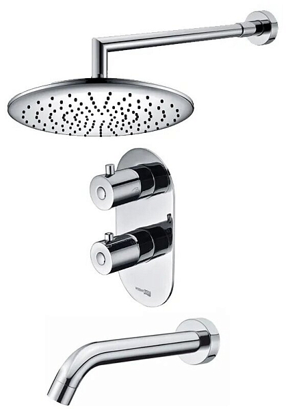 Душевой комплект Wasserkraft Berkel A15030 Thermo , изображение 1