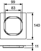Решетка TECE TECEdrainpoint S 3660016 10 см , изображение 3