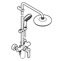 Фото Душевая стойка Grohe Tempesta Cosmopolitan System 26224001