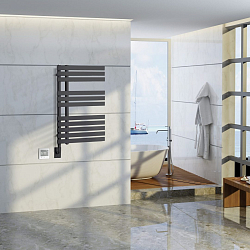 Фото Полотенцесушитель электрический Boheme Venturo 50x90 черный