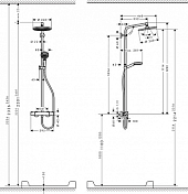 Душевая стойка Hansgrohe Crometta S 27268000 , изображение 5