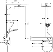 Душевая стойка Hansgrohe Raindance E 27363000 , изображение 5
