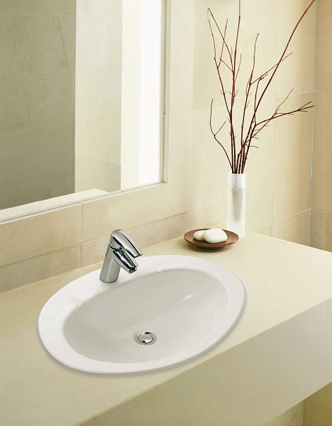 Раковина Jacob Delafon Ovale Dessus E1358 50 см , изображение 2