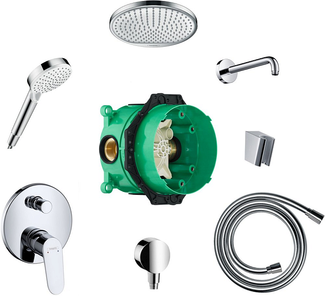 Душевой комплект Hansgrohe Crometta S 27958000 , изображение 2
