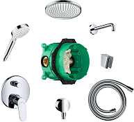 Изображение Душевой комплект Hansgrohe Crometta S 27958000 Душевой комплект Hansgrohe Crometta S 27958000 , изображение 2