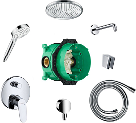 Фото Душевой комплект Hansgrohe Crometta S 27958000