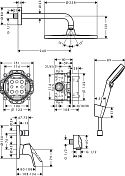 Изображение Душевой комплект Hansgrohe Crometta S 27958000 Душевой комплект Hansgrohe Crometta S 27958000 , изображение 3
