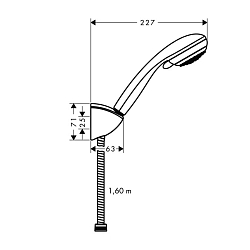 Фото Душевой гарнитур Hansgrohe Crometta 27559000