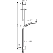 Душевой гарнитур Hansgrohe Pulsify Select 24170000 , изображение 5