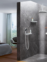 Фото Шланговое подключение Hansgrohe Rainfinity 26843700 держатель для душа