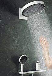 Фото Шланговое подключение Hansgrohe Rainfinity 26843700 держатель для душа