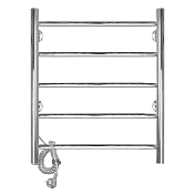 Полотенцесушитель электрический Domoterm Аврора 50x60 L , изображение 1