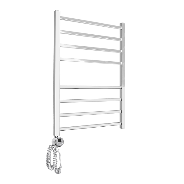Полотенцесушитель электрический Domoterm Квадро П8 50х80 L хром , изображение 2