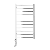 Полотенцесушитель электрический Domoterm Квадро П10 50x100 L хром , изображение 1