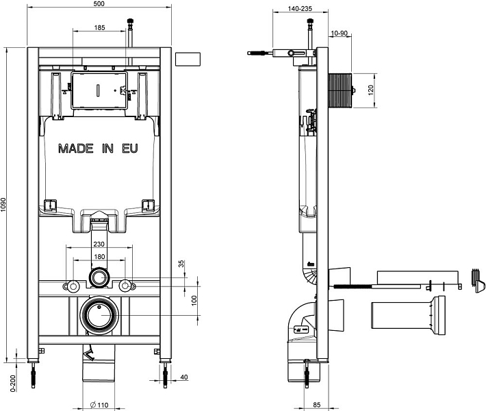 Комплект Jacob Delafon Vox E21772RU-00 , изображение 7