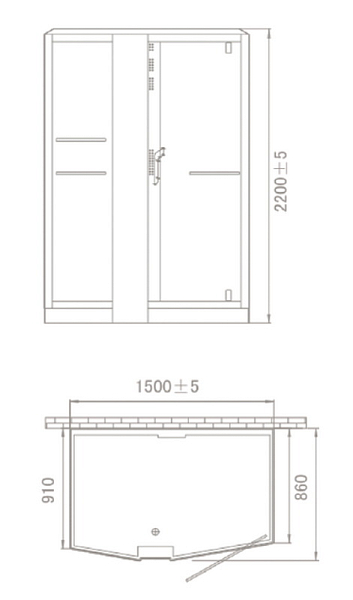 Душевая кабина Orans 89102LB , изображение 4