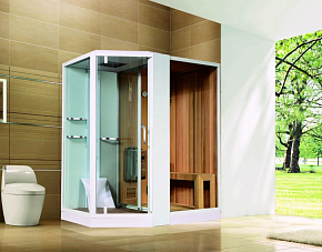 Фото Душевая кабина Orans 89103RW с сауной