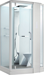 Фото Душевая кабина Orans 89105RW белая, с баней