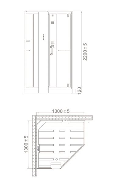 Душевая кабина Orans 89106W0 , изображение 8