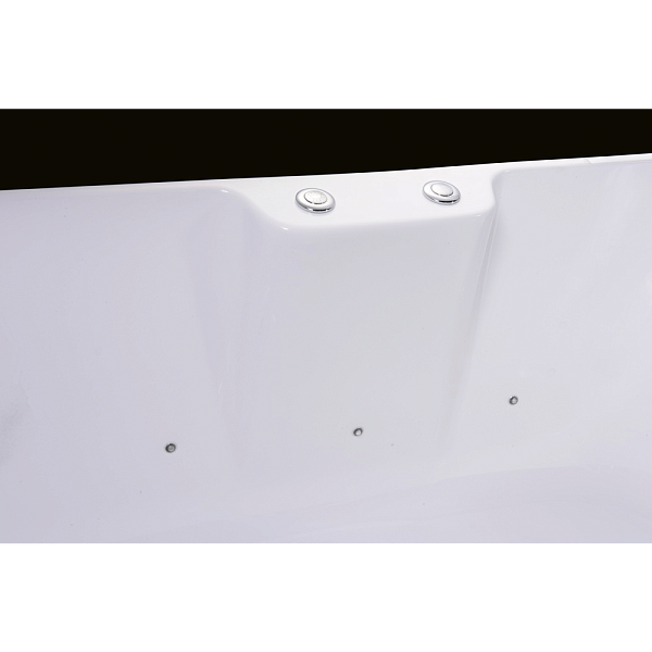 Акриловая ванна Orans 601FTSH 175x75 черный , изображение 4