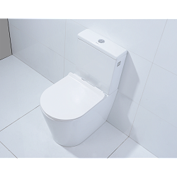 Фото Унитаз-компакт Orans 9908WM безободковый, с микролифтом