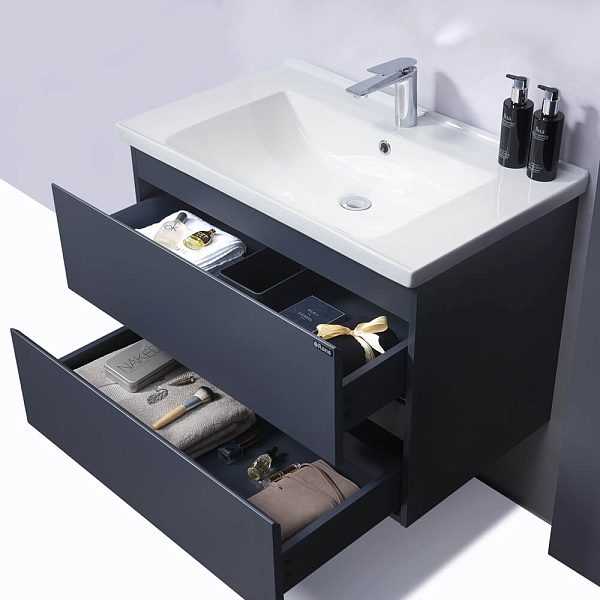 Тумба с раковиной Orans 4023600З 60 черный , изображение 8