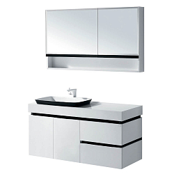 Фото Тумба с раковиной Orans 601912L 120 L белая
