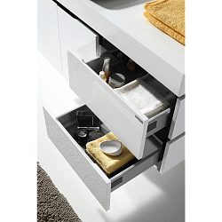 Фото Тумба с раковиной Orans 601912L 120 L белая